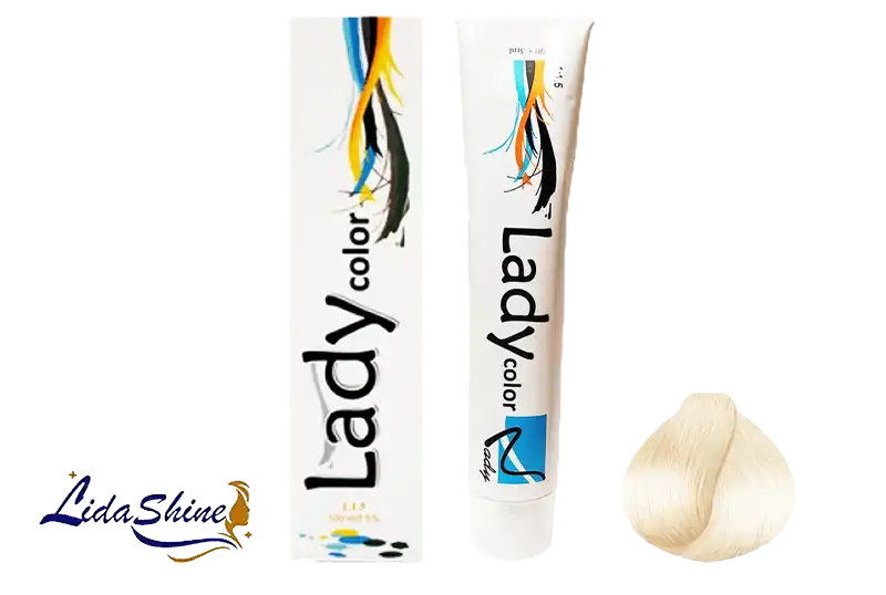 رنگموی لیدی کالر بلوند پلاتینه فوق العاده روشن مدل 12.0 حجم 100 میلی لیتر