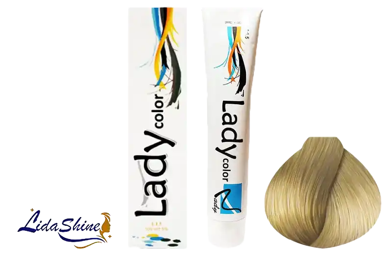 رنگموی لیدی کالر بلوند زیتونی خیلی روشن مدل 9.2 حجم 100 میلی لیتر