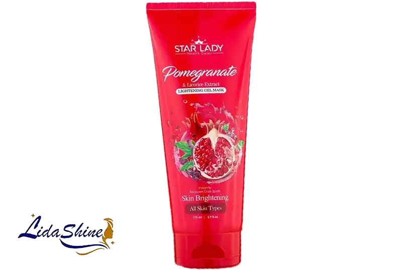  ماسک استارلیدی مدل روشن کننده حاوی عصاره انار حجم 175 میلی لیتر