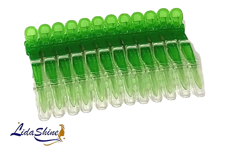 گیره تقسیم مو سوسماری بسته 12 عددی