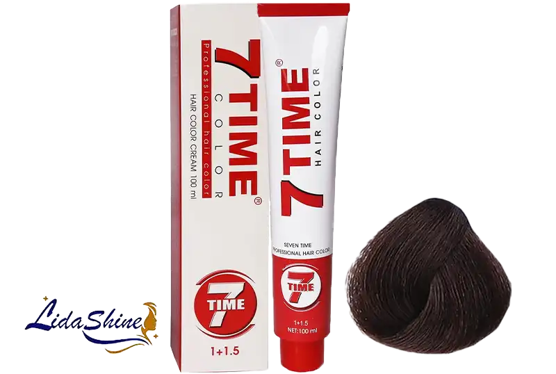 رنگ مو سون تایم رنگ قهوه ای تنباکویی روشن مدل T.5حجم 100 میلی لیتر