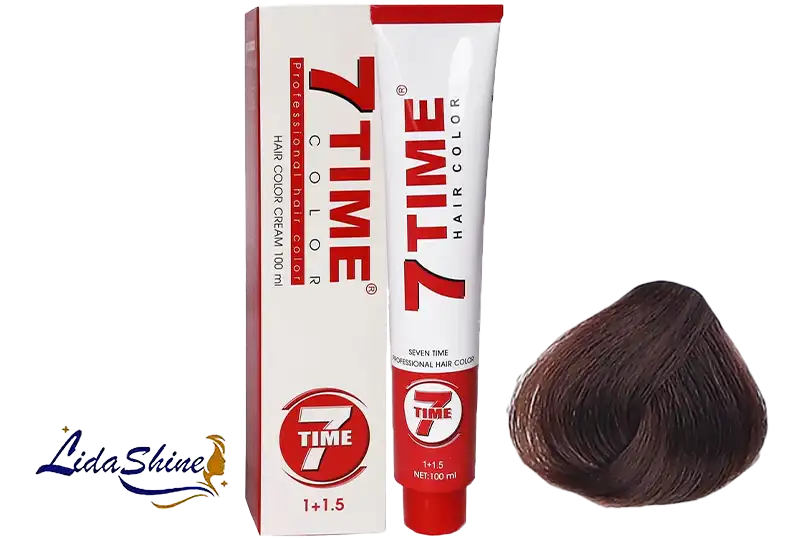 رنگ مو سون تایم رنگ بلوند تنباکویی متوسط مدل T.7حجم 100 میلی لیتر 