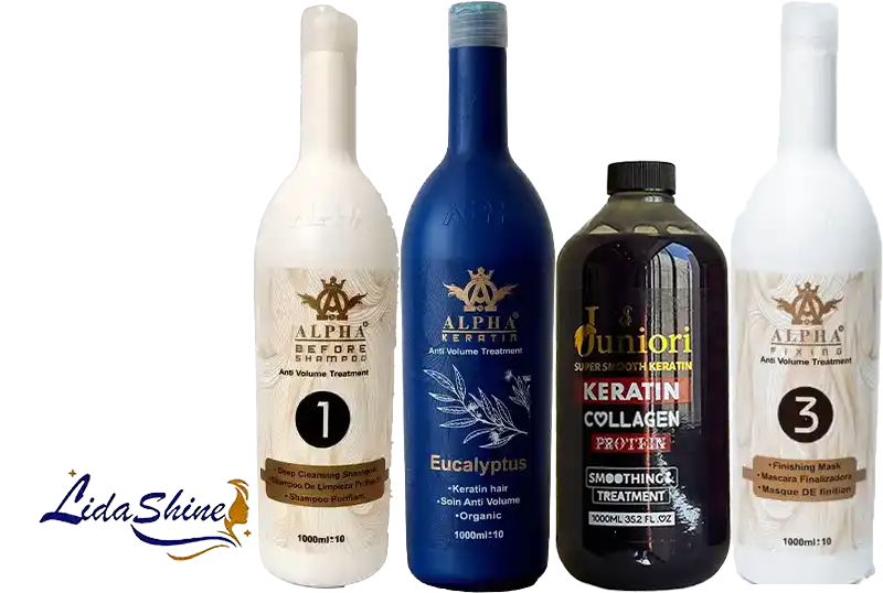 پک کراتین آلفای آبی و ژل کراتین ذغال جونیور حجم 4000 میلی لیتر
