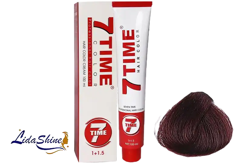 رنگ مو سون تایم رنگ بلوند ماهاگونی قرمز تیره مدل Z.6 حجم 100 میلی لیتر