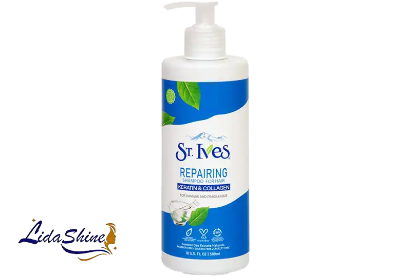 شامپو تقویت کننده و ترمیم کننده مو استیوز سری KERATIN COLLAGEN حجم 500 میلی لیتر