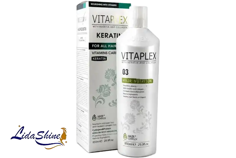 پروتئین مو ویتاپلکس مدل Keratin حجم 850 میلی لیتر 